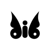 Butterfly icon vector