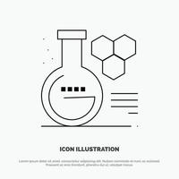 Chemistry Lab Chemistry Lab Education Vector Line Icon