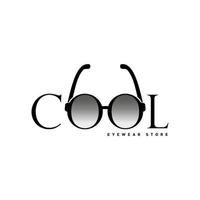 cool eyewear store vector