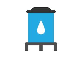 tanque de agua icono plantilla de diseño vector ilustración aislada
