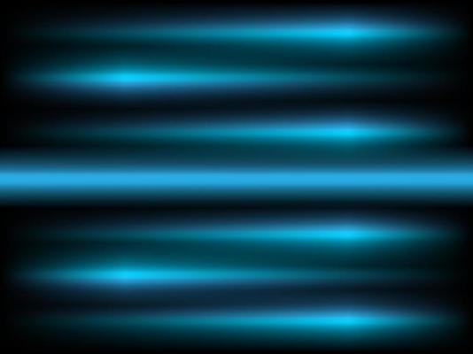 Blue gradient background, abstract design concept of laser line motion