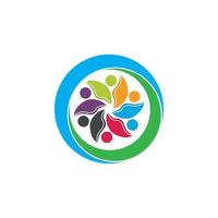Community, network and social icon vector