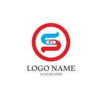 Business corporate S letter logo vector