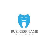 vector de plantilla de icono de logotipo dental