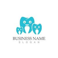 Dental logo icon template vector