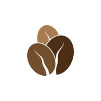 Coffee bean icon vector design