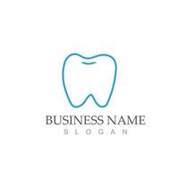 vector de plantilla de icono de logotipo dental