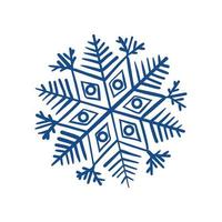 Merry Christmas Winter Snowflake vector