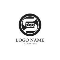 Business corporate S letter logo vector