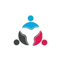 Community, network and social icon vector