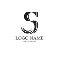 logotipo de la letra s corporativa empresarial vector