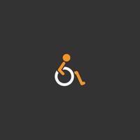 disable logo vector ilustration