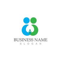 Community, network and social icon vector