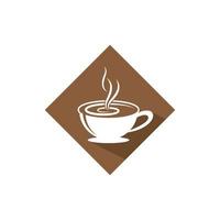 Coffee cup logo images vector