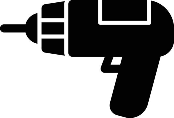 Drilling Machine Glyph Icon