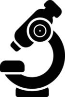 Microscope Glyph Icon vector