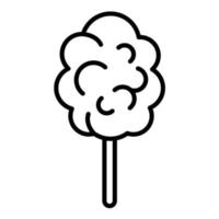 Cotton Candy Line Icon vector