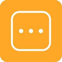 Move Square Line Round Corner Background Icons vector