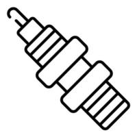 Spark Plug Line Icon vector