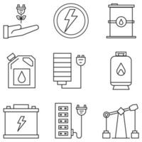 power and energy icon, flat icon vector design use for websites and apps.