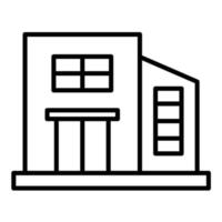 Building Line Icon vector