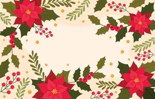 Bautiful Poinsettias Flower vector