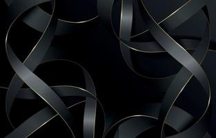 Elegant And Futuristic Abstract Line Gold vector