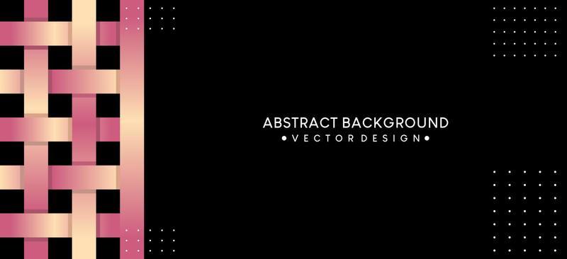 Abstract background design with colorful woven elements