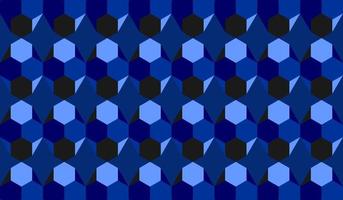 fondo negro azul hexagonal y rombo. ilustraciones creativas, atractivas y modernas. texturas para complementar sus necesidades comerciales o de diseño vector