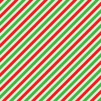 Christmas red and green striped line pattern vector