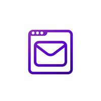 email web service icon, vector