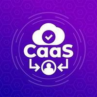 CaaS, content as a service vector icon