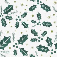 Christmas card with sprigs of mistletoe. festive shades, warm Christmas atmosphere vector