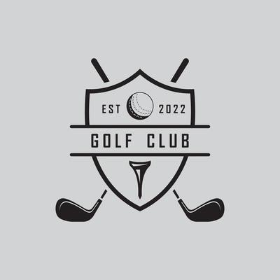 Golf championship logo design vector 13168391 Vector Art at Vecteezy