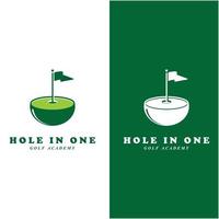 golf logo and vector with slogan template