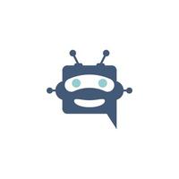 Chat bot icon vector