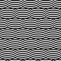 Optical illusion seamless pattern. Vector stripped seamless texture duotone. Abstract geometric texture.
