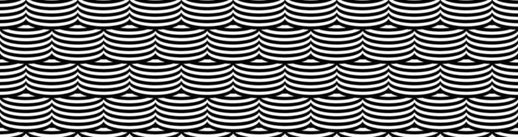 Optical illusion seamless pattern. Vector stripped seamless texture duotone. Abstract geometric texture.