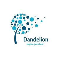 Dandelion symbol vector icon