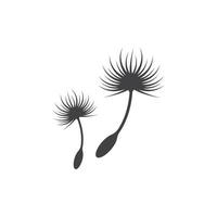 Dandelion symbol vector icon