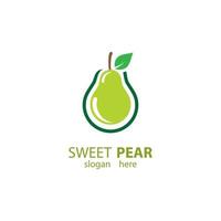 Pear logo images vector