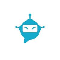 Chat bot icon vector