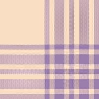 Plaid check pattern. Seamless fabric texture. Tartan textile print. vector