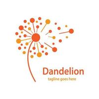 Dandelion symbol vector icon