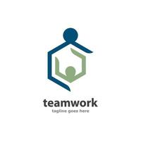 Business teamwork vector icon