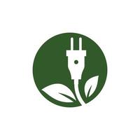 icono de vector de energía ecológica