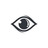 icono de vector de logotipo de ojo