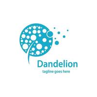 Dandelion symbol vector icon