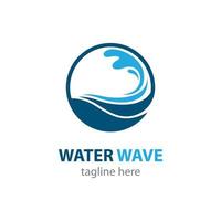 Wave symbol vector icon