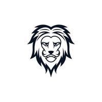 Lion head vector icon